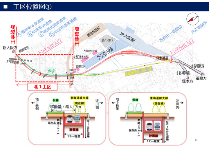 JR 東海道線支線地下化・新駅設置 事業 北１工区 工事概要説明 資料
